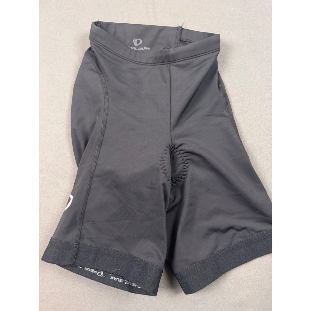 Pearl Izumi Womens XS Black Padded Cycling Bike Shorts Silicone Grip Reflective